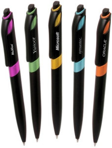 Pens: Push Top Plastic Pens